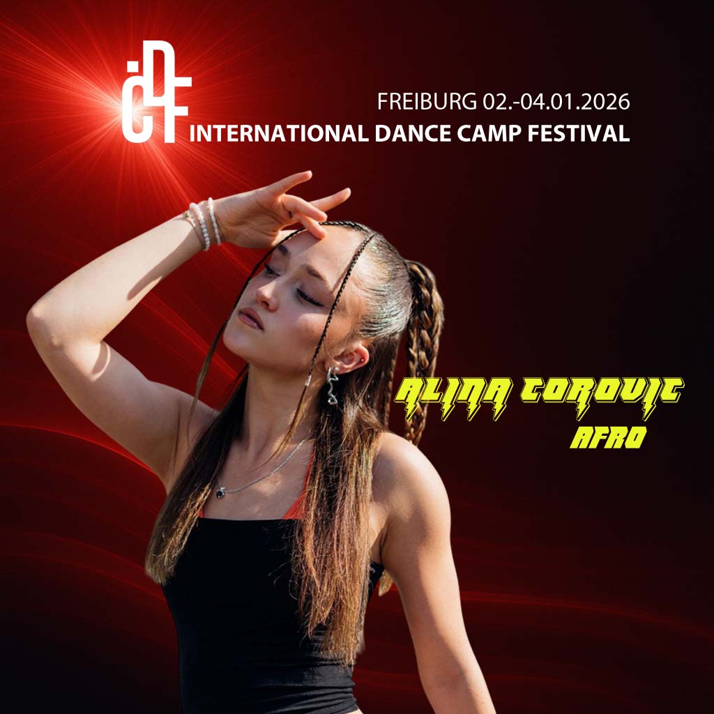 Alina Corovic – Afro Dance – Dozentin beim International Dance Camp Festival Freiburg 2026